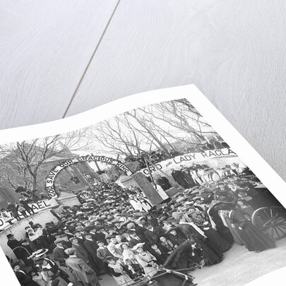 Foundation Stone Laying of the Cross Shelter and Lych Gate, Kirk Michael, Isle of Man by George Bellett Cowen